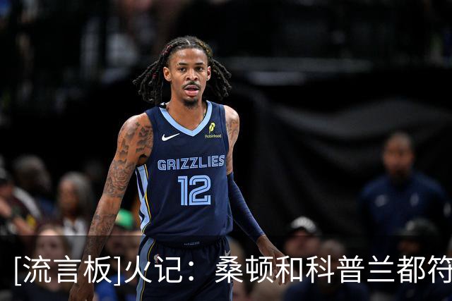 [流言板]火记：桑顿和科普兰都符合斯通今夏制定的建队蓝图